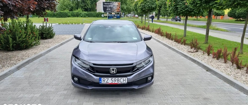 Honda Civic cena 73599 przebieg: 50000, rok produkcji 2020 z Rzeszów małe 172